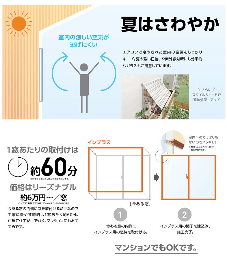 インプラス夏はさわやか