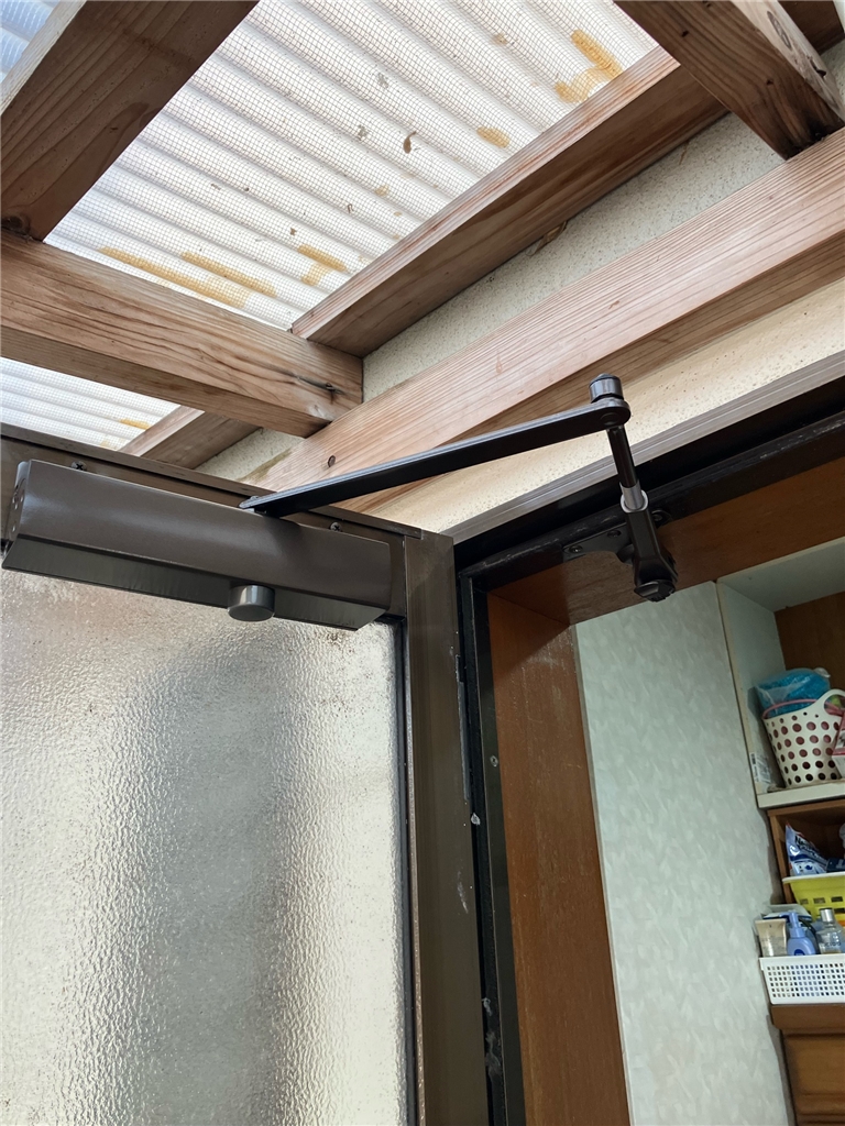 ドアクローザ 施工後